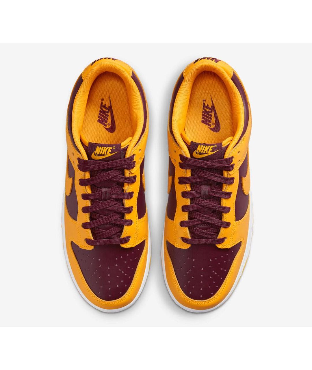 NIKE Желтые кожаные кроссовки, фото 3