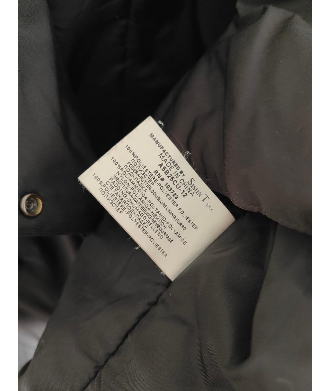 ARMANI JEANS Черная синтетическая куртка, фото 6