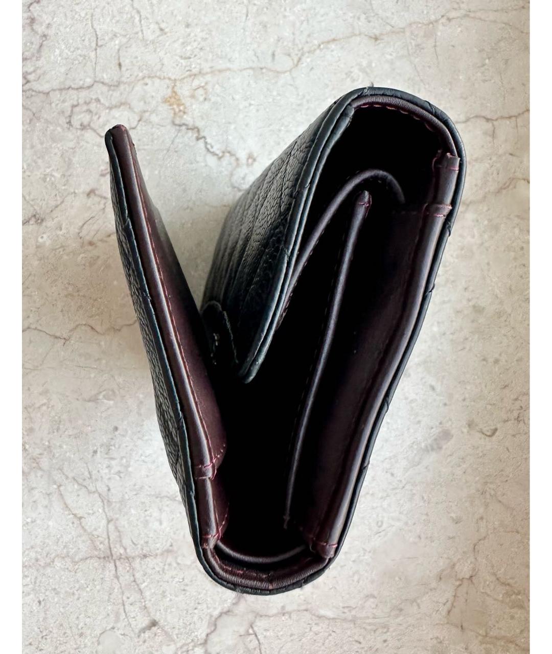CHANEL PRE-OWNED Черный кожаный кошелек, фото 6