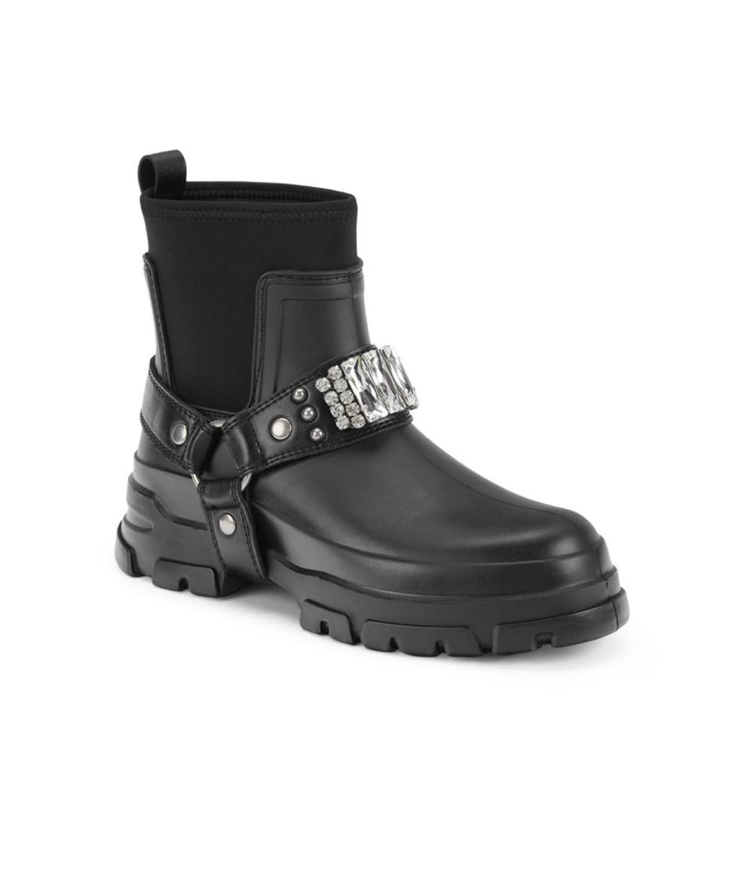 KARL LAGERFELD Черные резиновые ботинки, фото 1