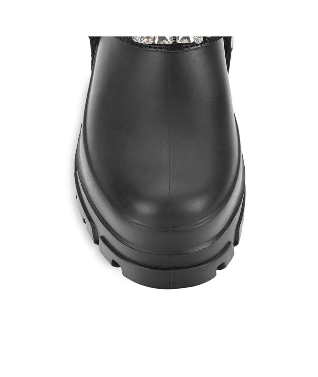 KARL LAGERFELD Черные резиновые ботинки, фото 6