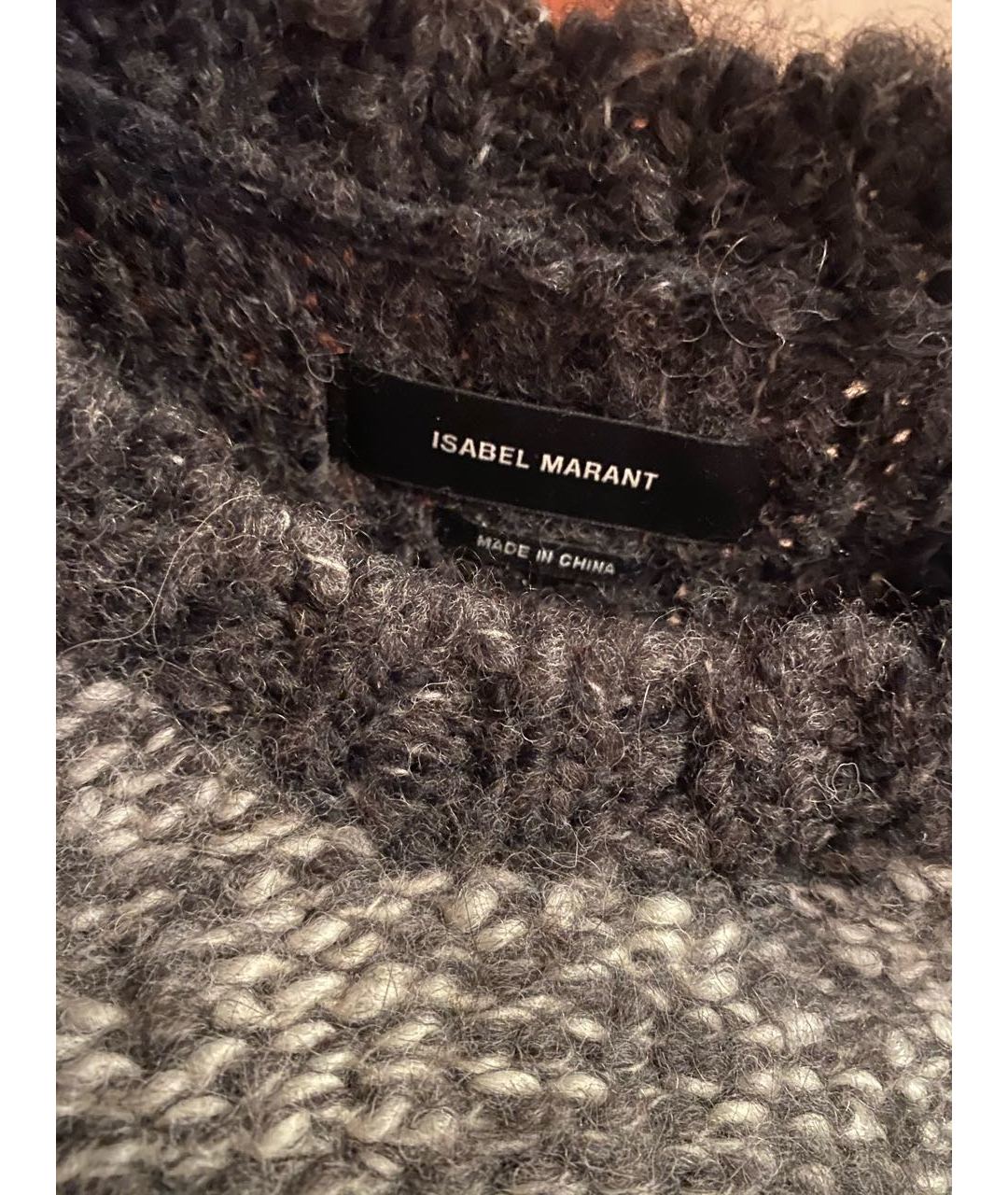 ISABEL MARANT Серый шерстяной джемпер / свитер, фото 3