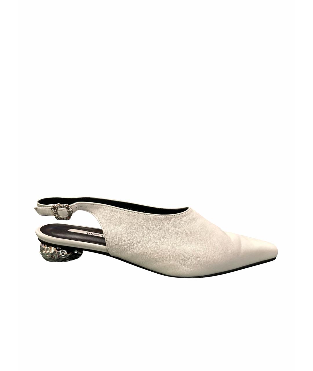 YUUL YIE Белые кожаные туфли, фото 1