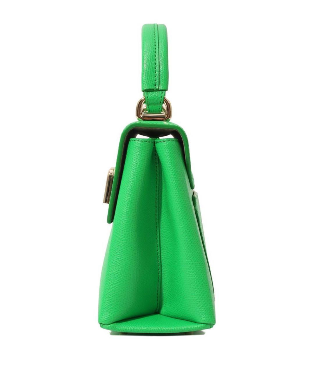 FURLA Зеленая кожаная сумка через плечо, фото 2
