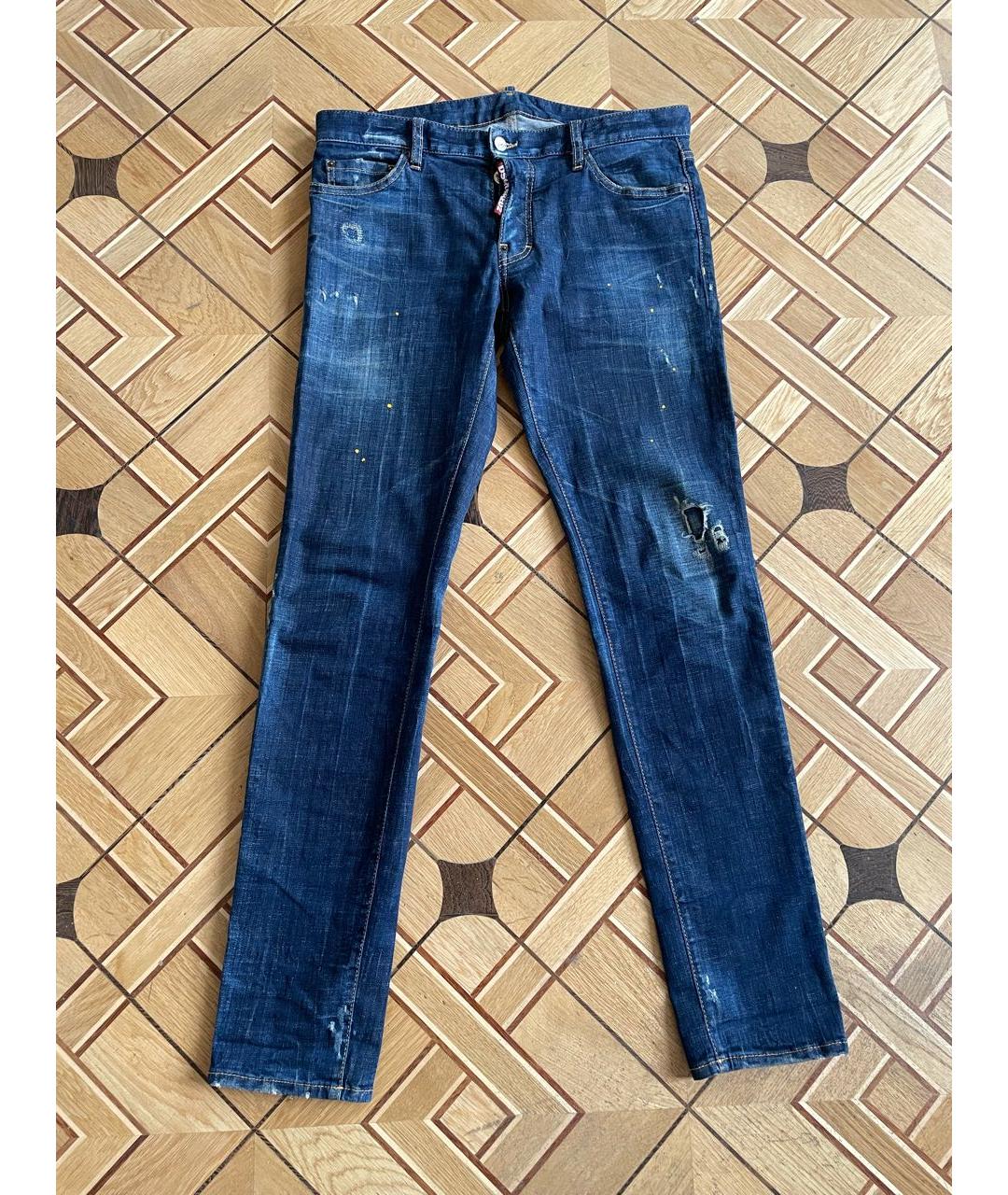 DSQUARED2 Темно-синие джинсы скинни, фото 5