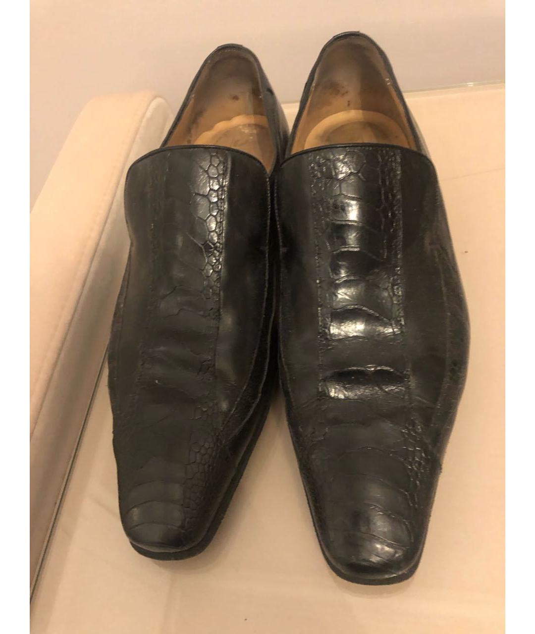 ARTIOLI Черные туфли из экзотической кожи, фото 2