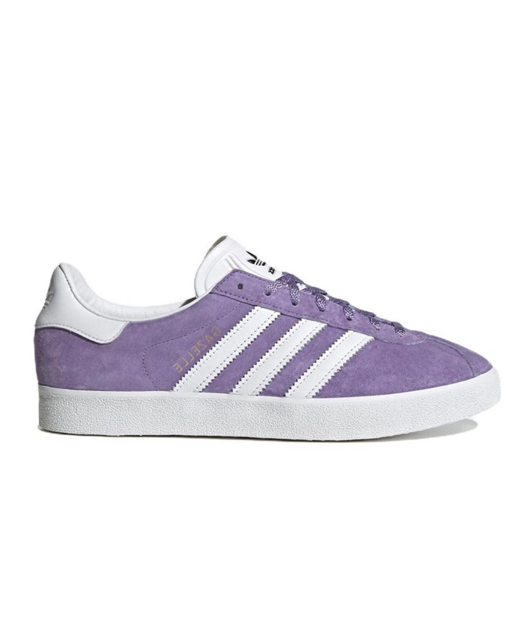 ADIDAS Фиолетовые замшевые кроссовки, фото 1