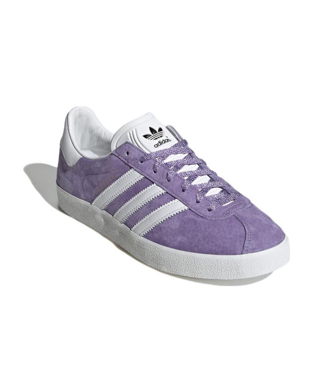 ADIDAS Фиолетовые замшевые кроссовки, фото 3