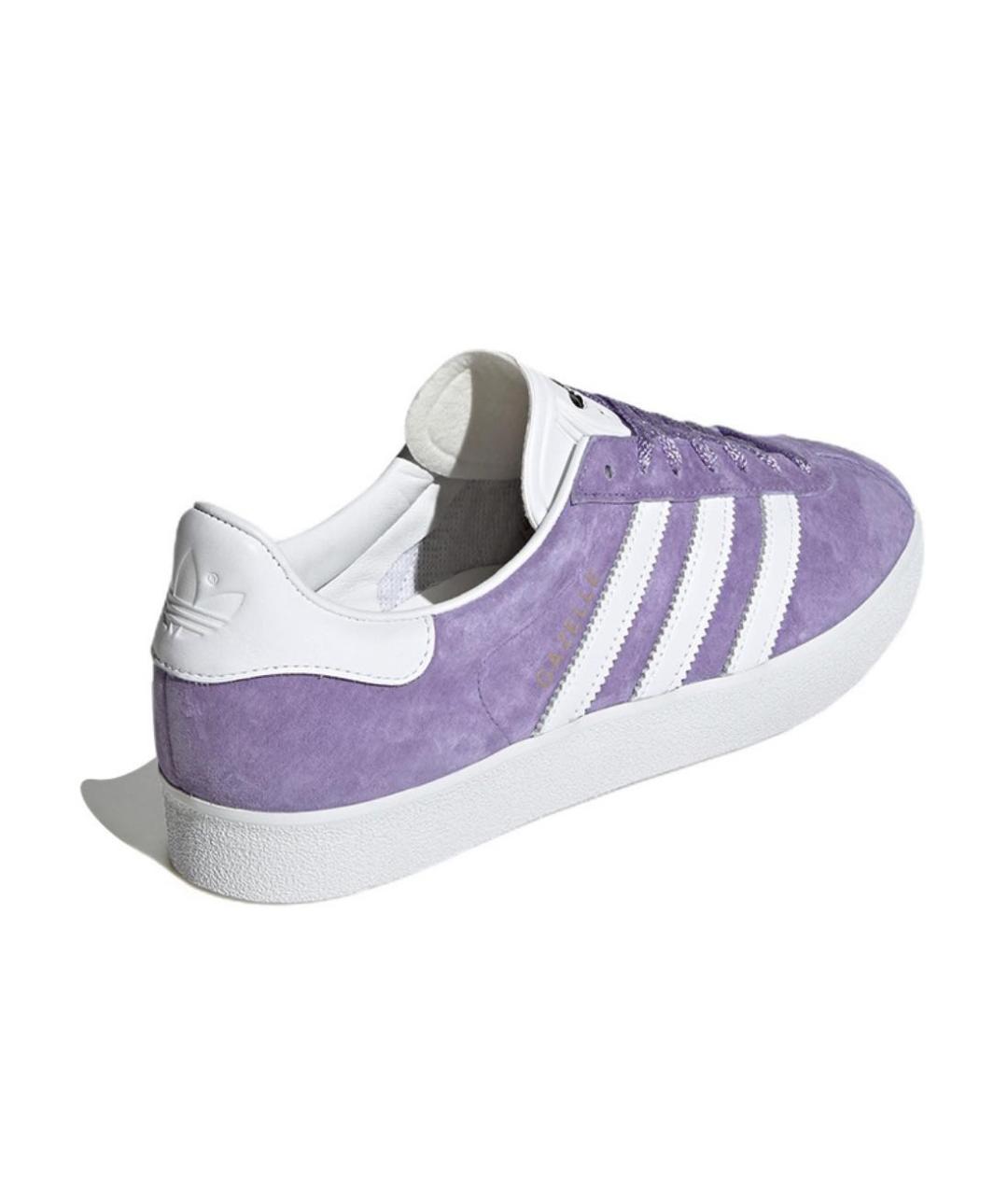 ADIDAS Фиолетовые замшевые кроссовки, фото 4