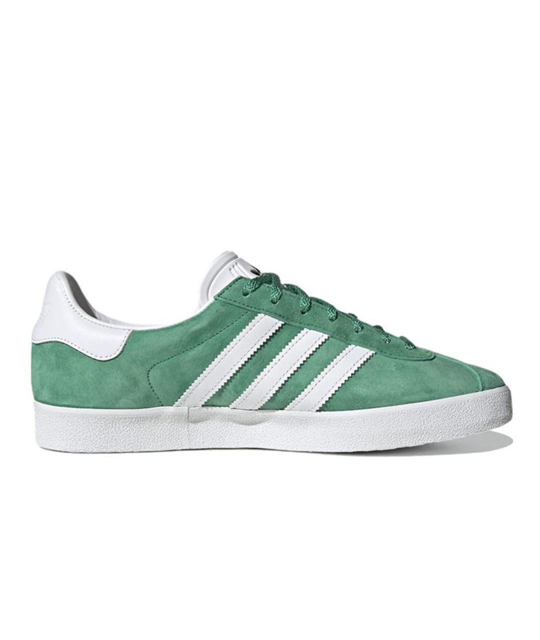 ADIDAS Зеленые замшевые кроссовки, фото 2