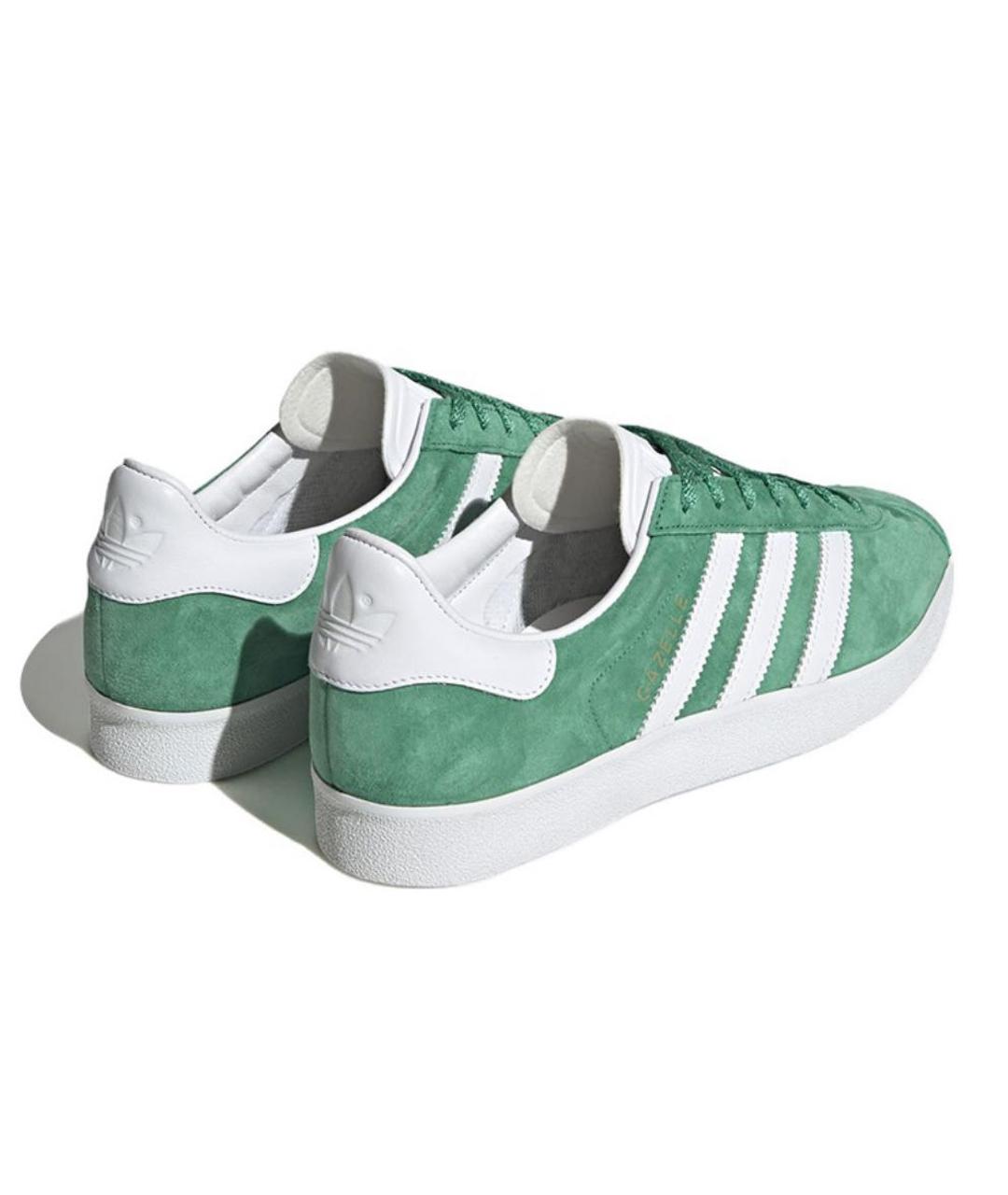 ADIDAS Зеленые замшевые кроссовки, фото 4