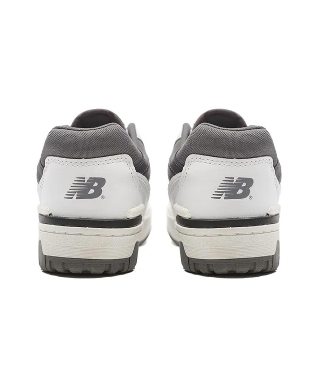 NEW BALANCE Серые кожаные низкие кроссовки / кеды, фото 3