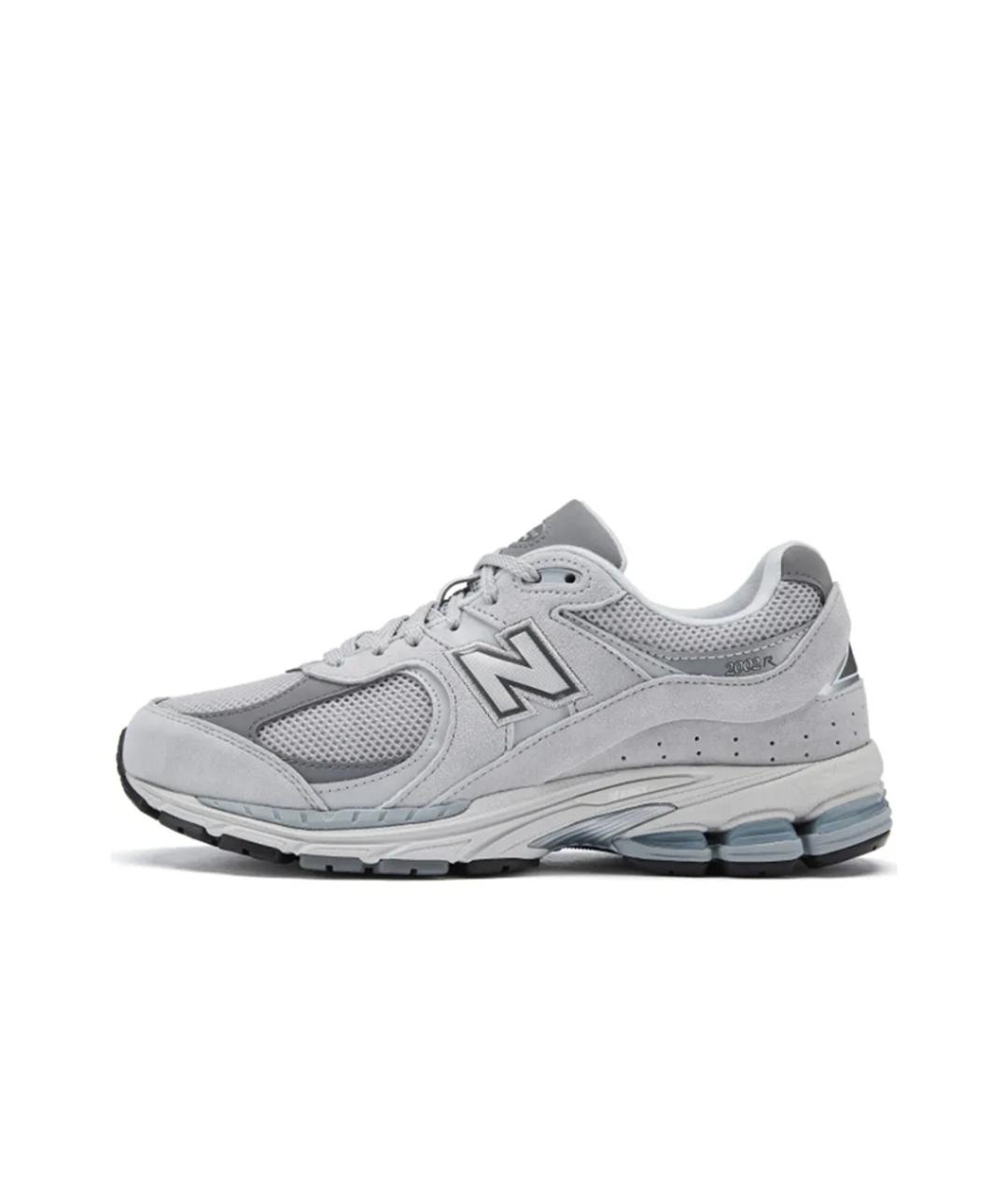 NEW BALANCE Серые кожаные высокие кроссовки / кеды, фото 6