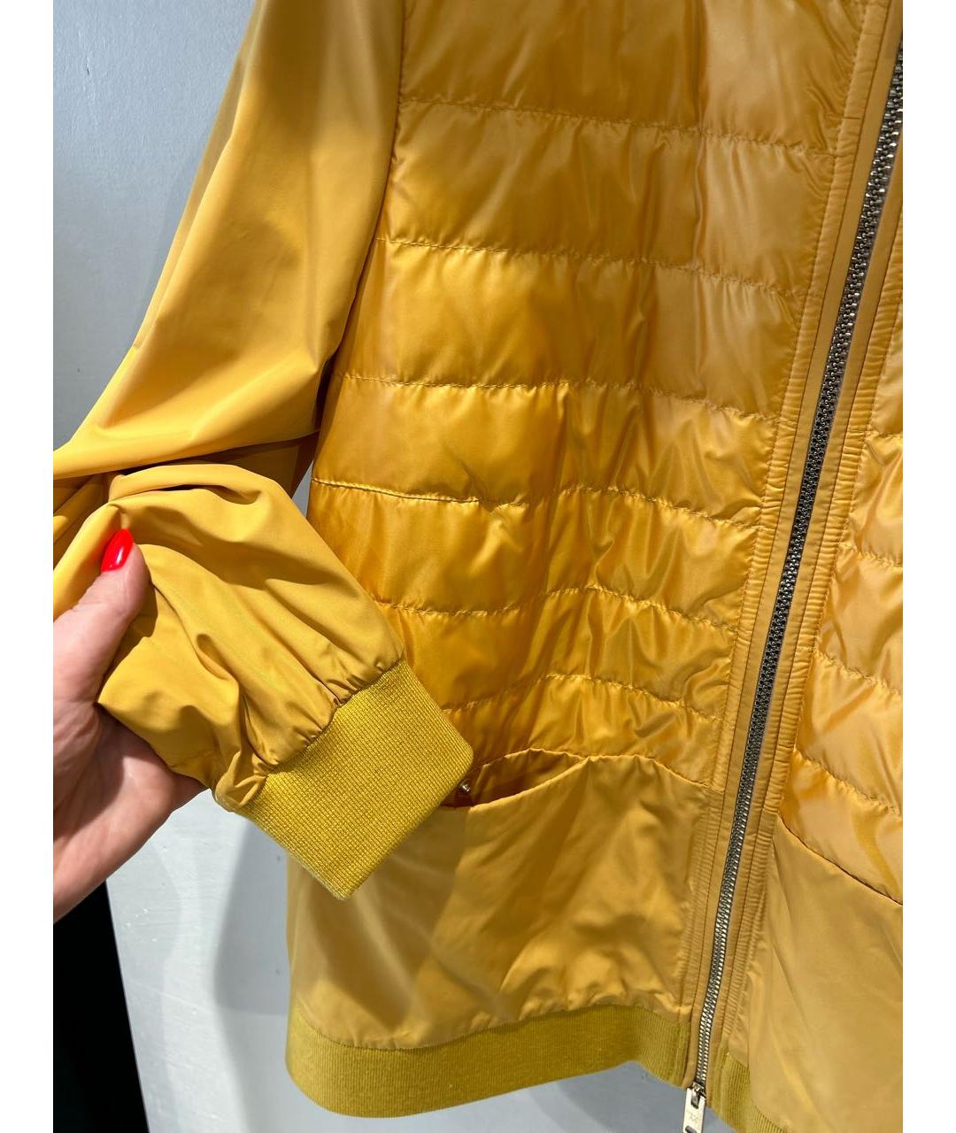 DIEGO Желтая полиэстеровая куртка, фото 3