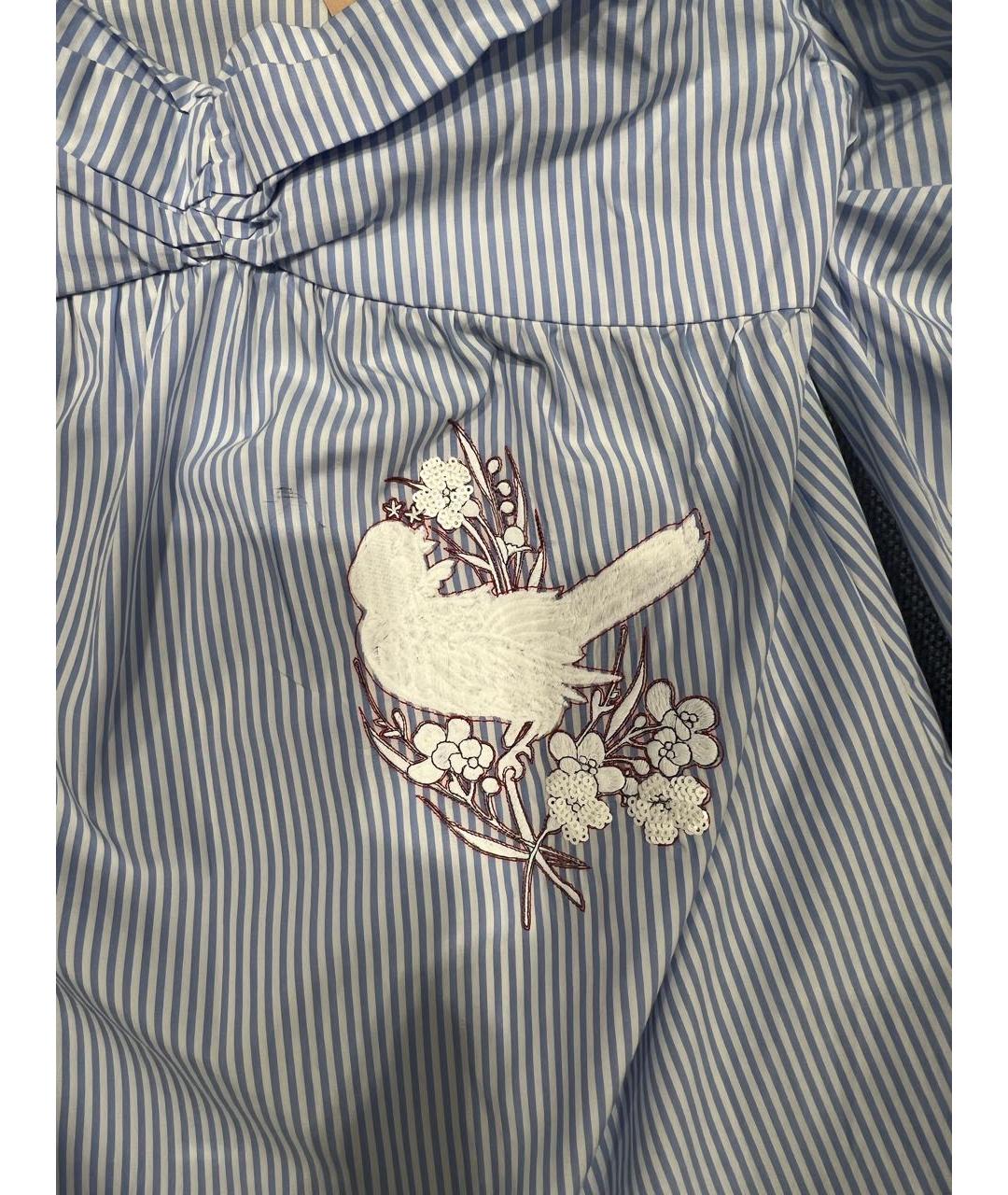 NO. 21 Голубая хлопковая рубашка, фото 4