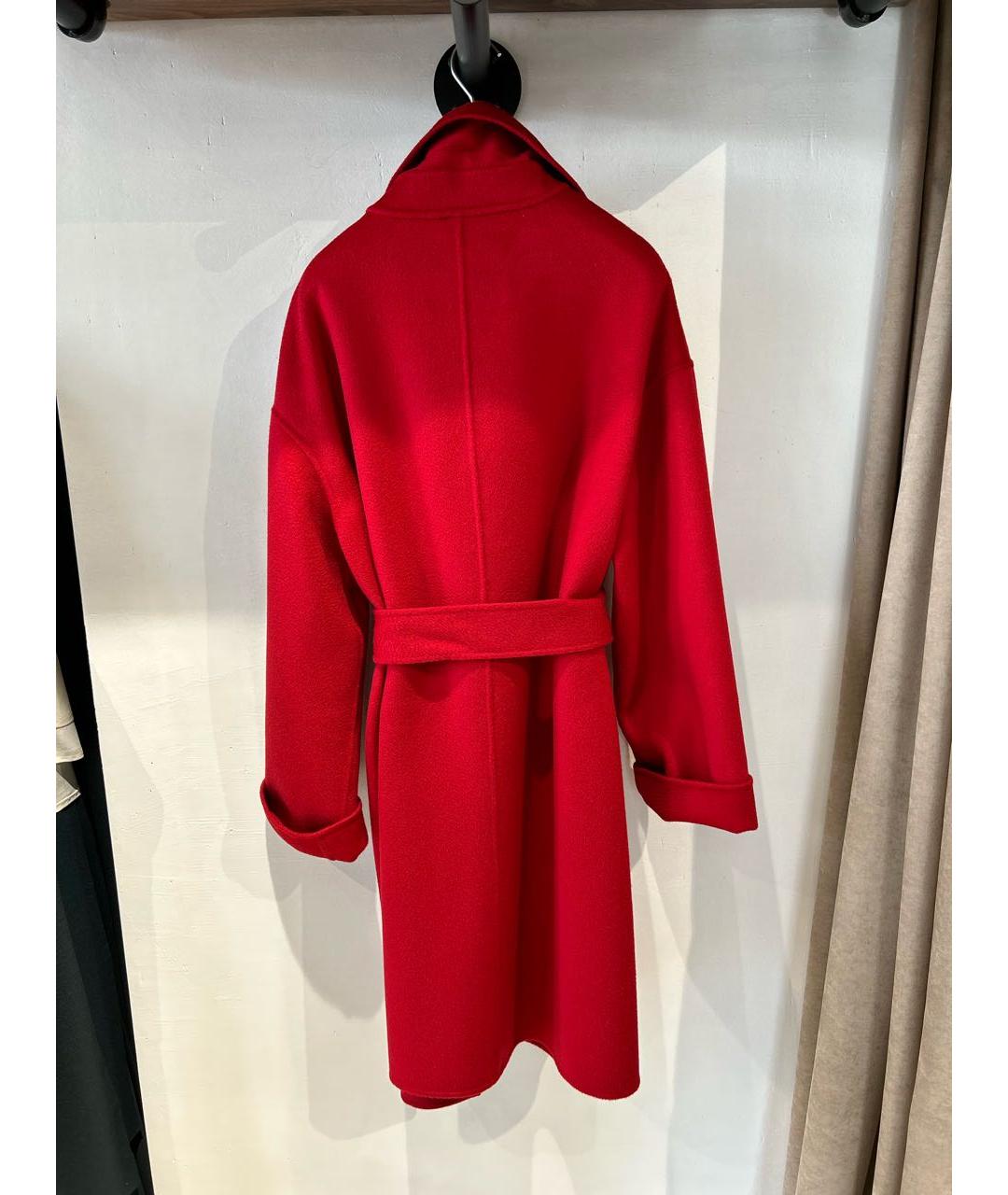 DIEGO Красное шерстяное пальто, фото 2