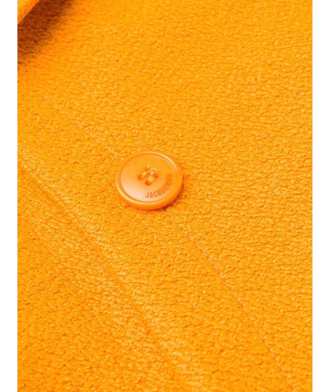 JACQUEMUS Оранжевое пальто, фото 6