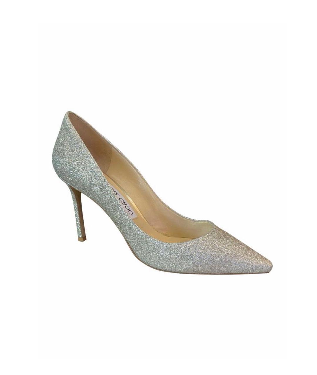 JIMMY CHOO Серебряные туфли, фото 1