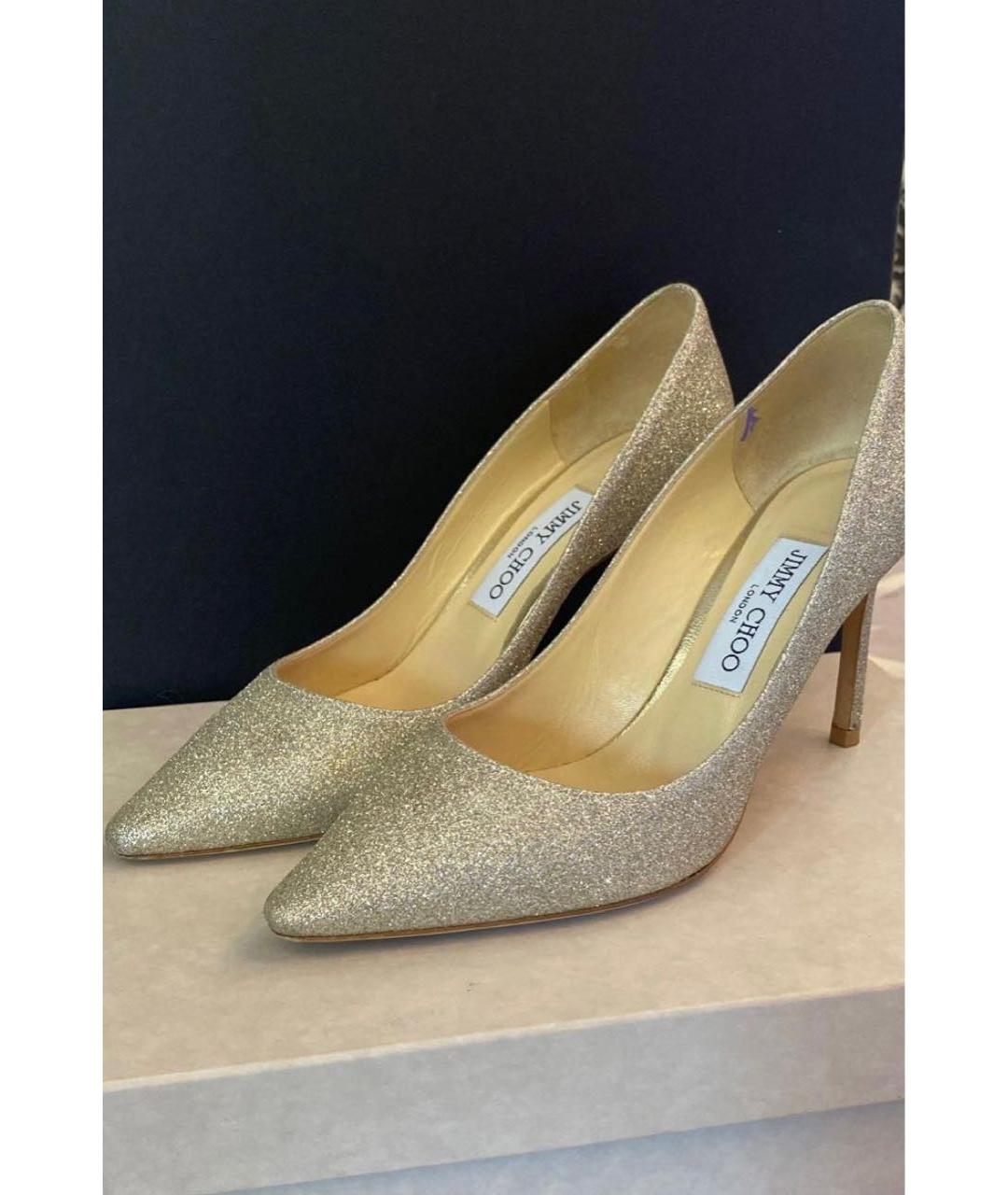 JIMMY CHOO Серебряные туфли, фото 3