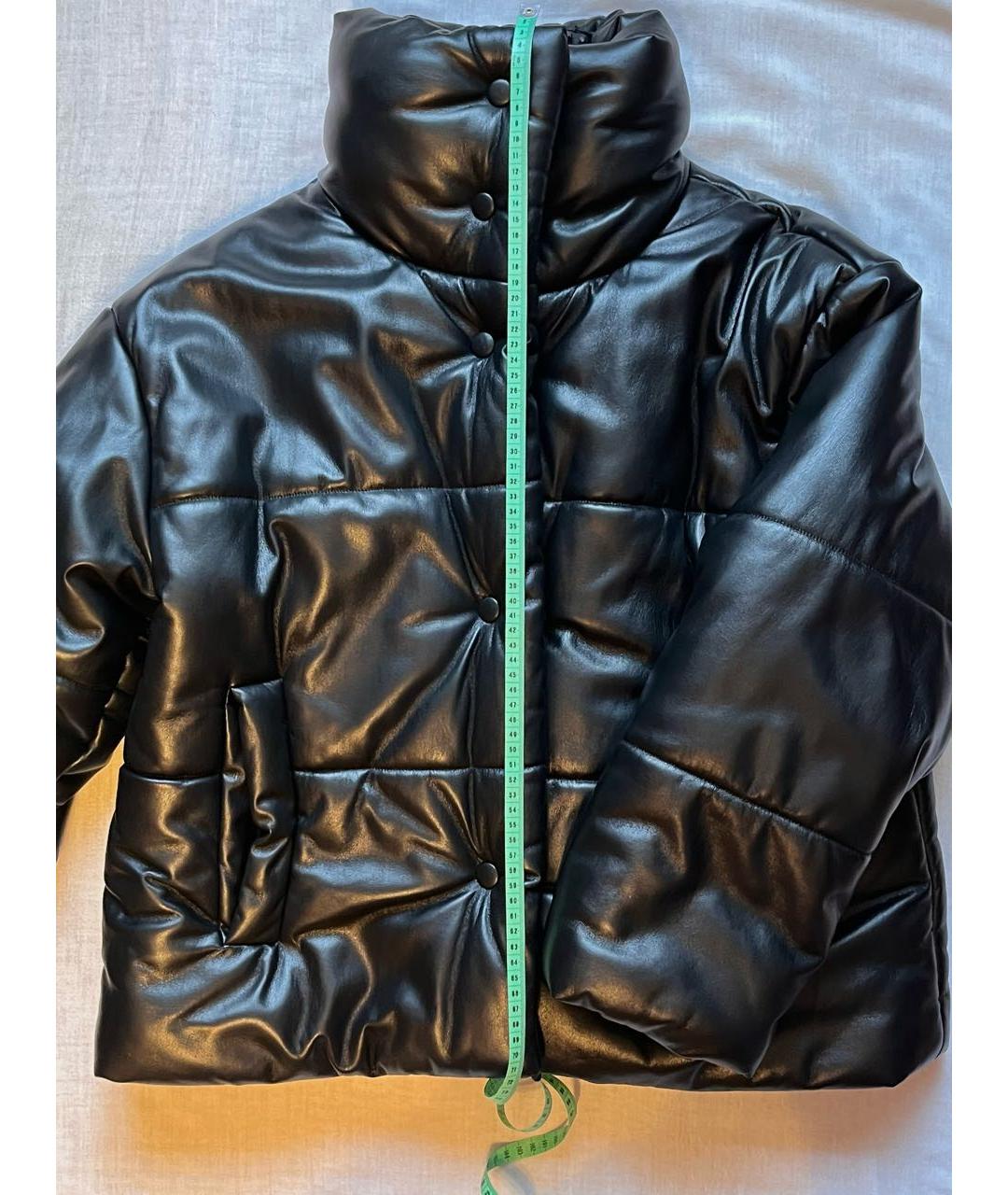 NANUSHKA Черная полиуретановая куртка, фото 5