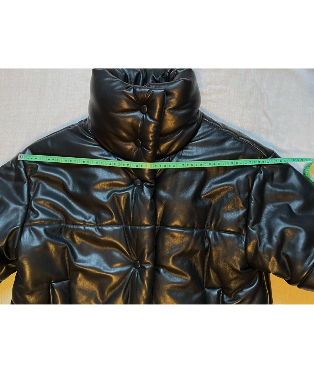 NANUSHKA Черная полиуретановая куртка, фото 7