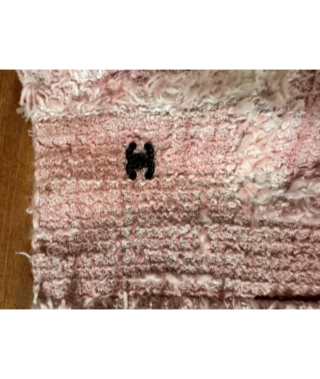 CHANEL Розовый твидовый костюм с юбками, фото 4