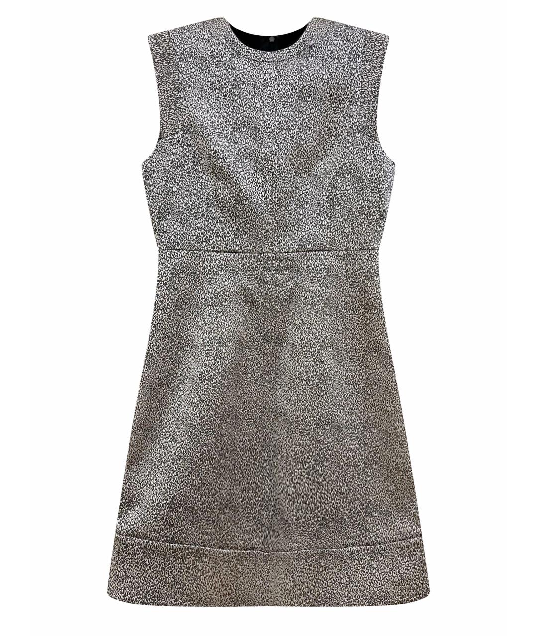 WHISTLES Серебряное хлопковое коктейльное платье, фото 1