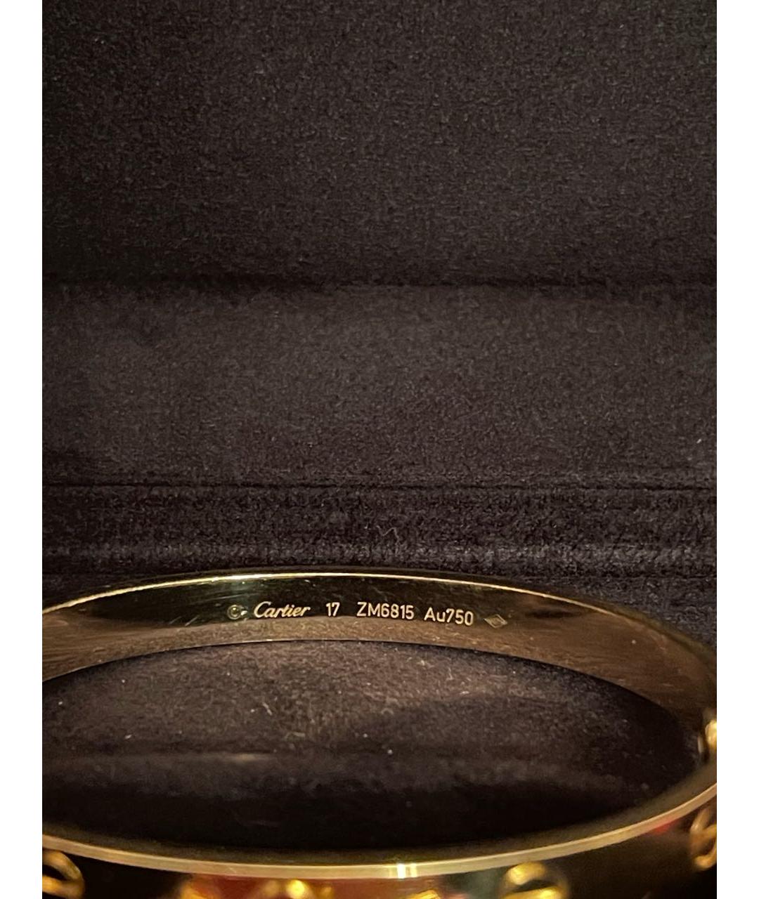 CARTIER Желтый браслет из желтого золота, фото 2