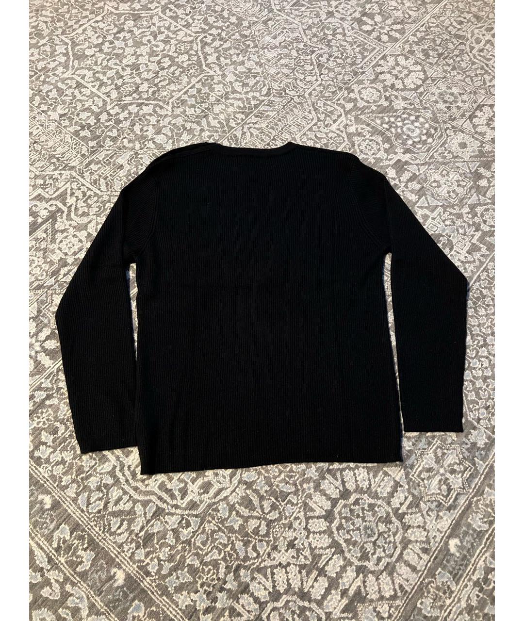 RALPH LAUREN Черный кашемировый джемпер / свитер, фото 2