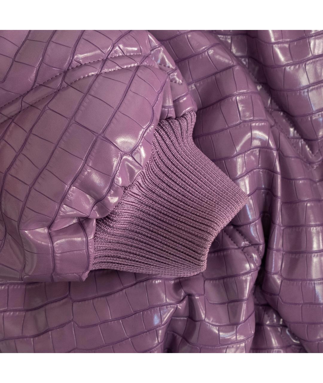 ROTATE Фиолетовая полиуретановая куртка, фото 4