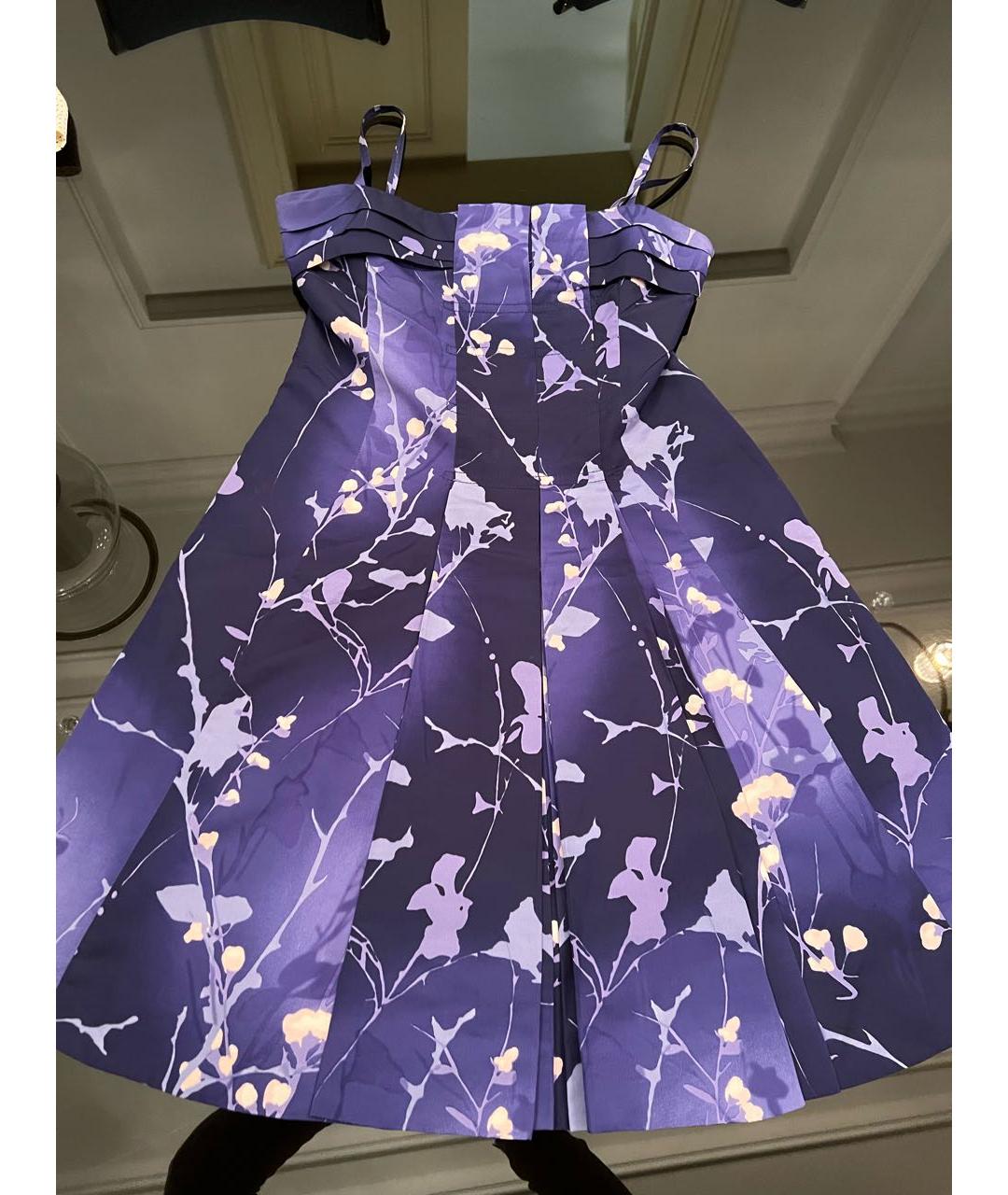 CELINE PRE-OWNED Мульти шелковое коктейльное платье, фото 5