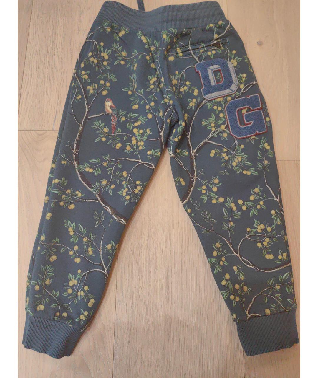 DOLCE&GABBANA Зеленые хлопковые брюки и шорты, фото 2