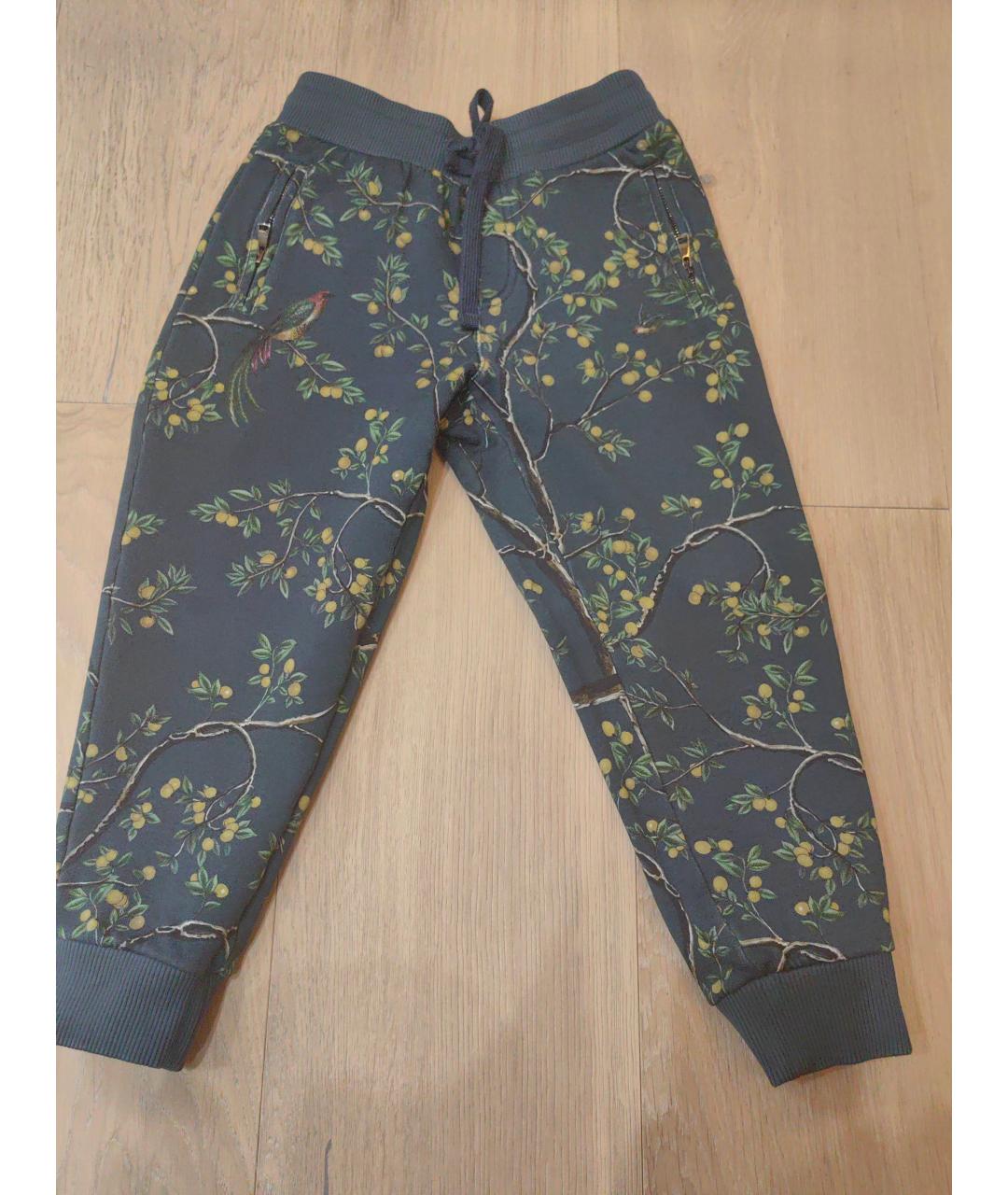 DOLCE&GABBANA Зеленые хлопковые брюки и шорты, фото 5