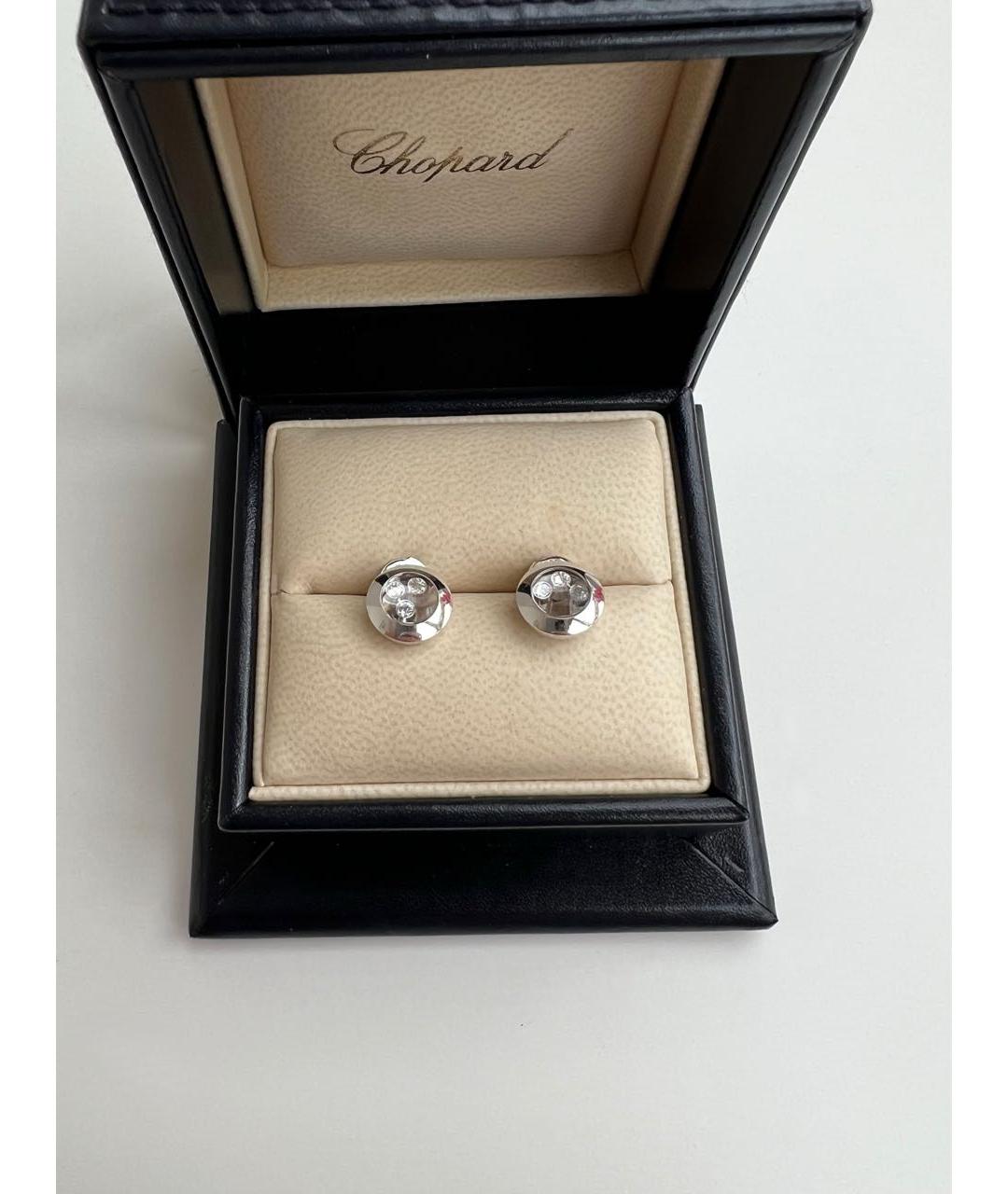 CHOPARD Белые серьги из белого золота, фото 4