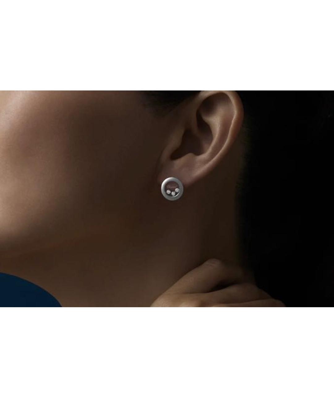 CHOPARD Белые серьги из белого золота, фото 3