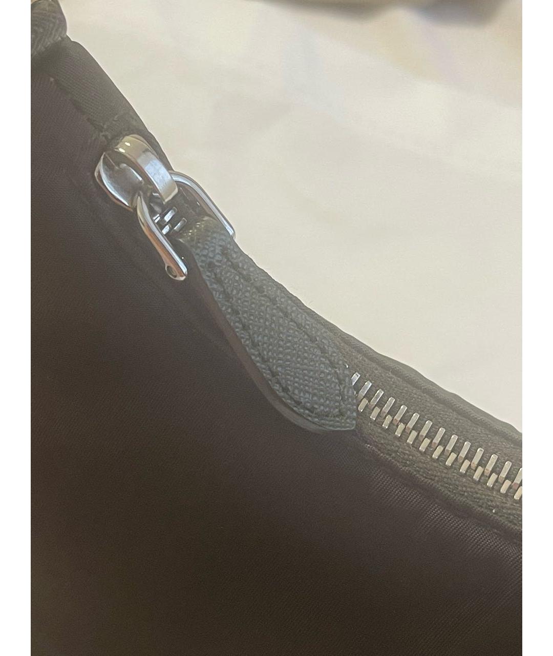 PRADA Хаки синтетическая сумка с короткими ручками, фото 6