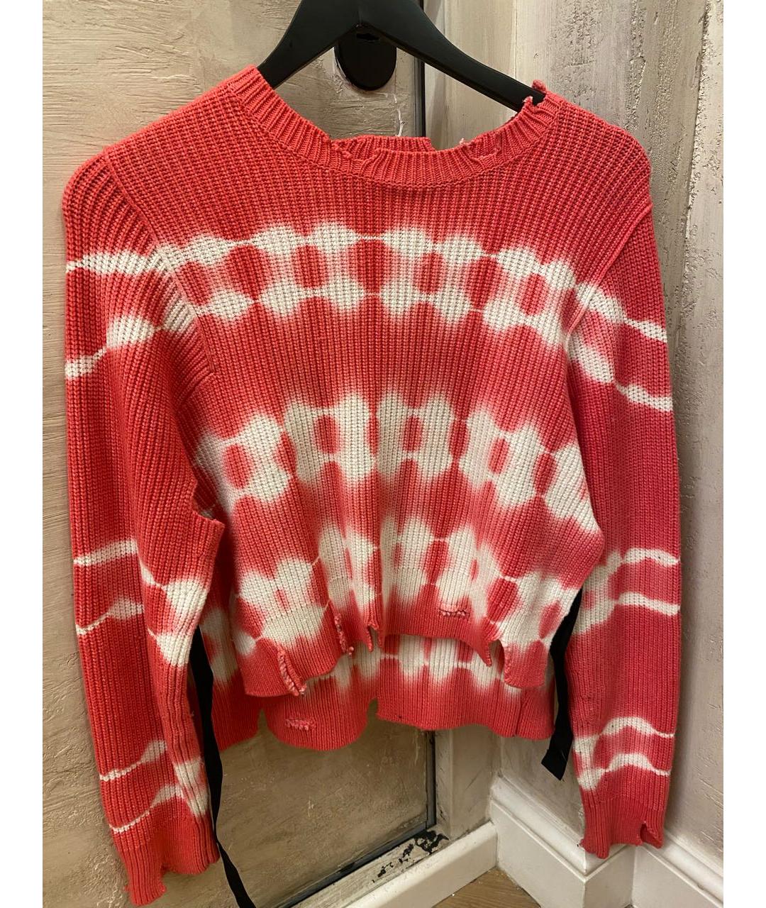 DIESEL Розовый хлопковый джемпер / свитер, фото 9