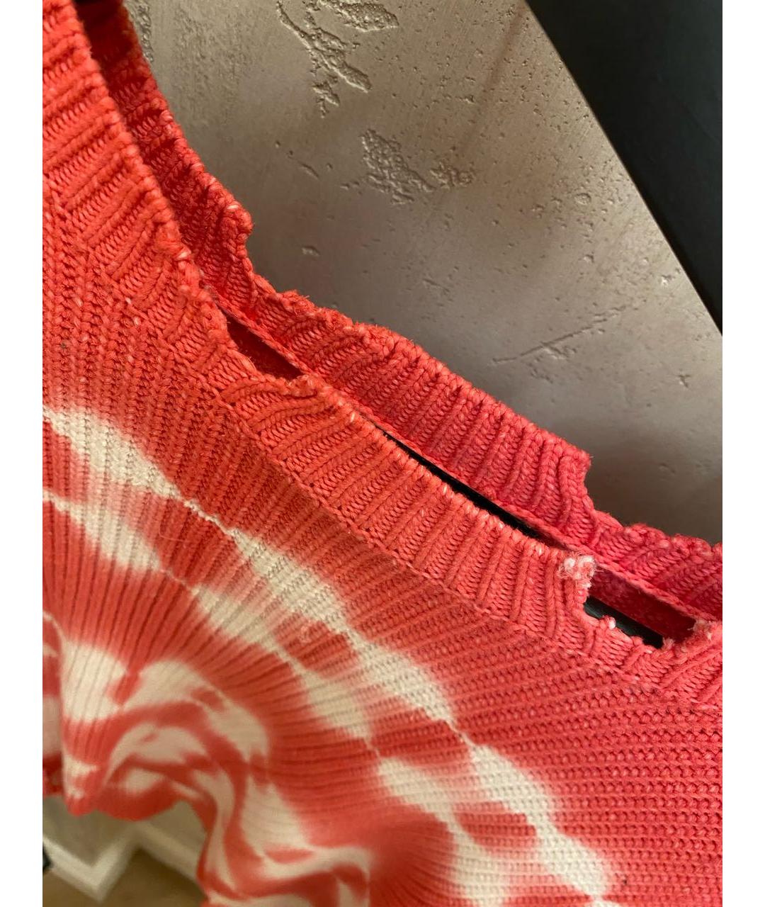 DIESEL Розовый хлопковый джемпер / свитер, фото 2