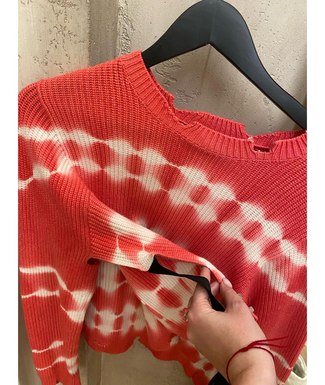 DIESEL Розовый хлопковый джемпер / свитер, фото 5
