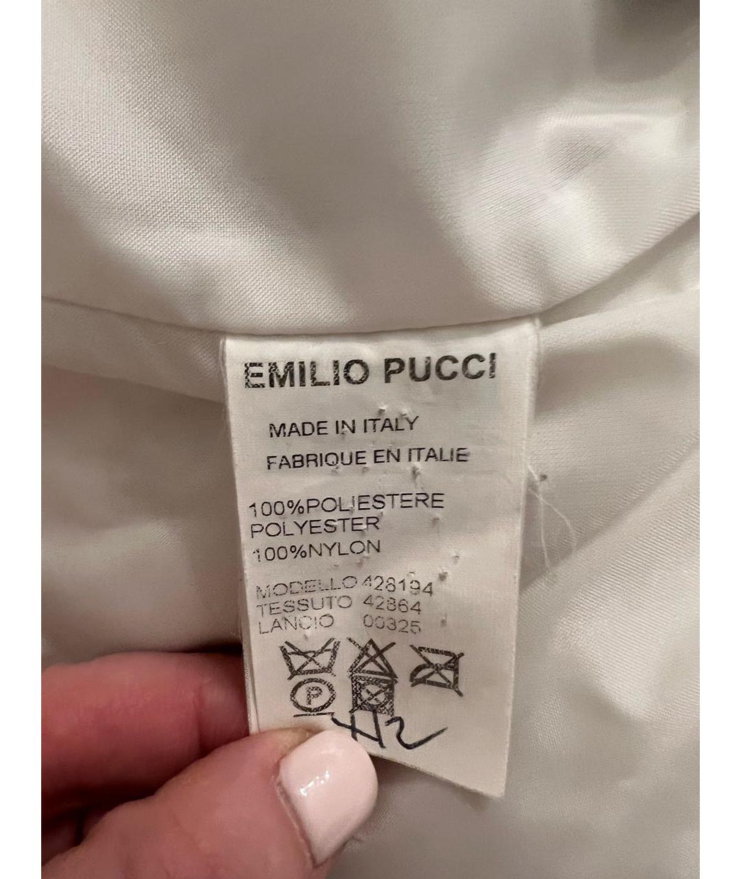 EMILIO PUCCI Мульти полиэстеровая куртка, фото 5