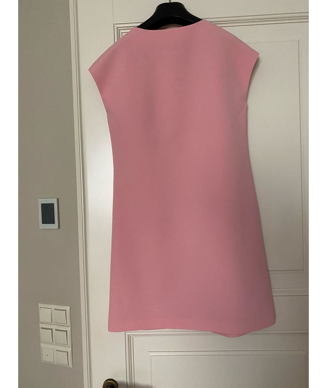 BOUTIQUE MOSCHINO Розовое полиэстеровое повседневное платье, фото 3