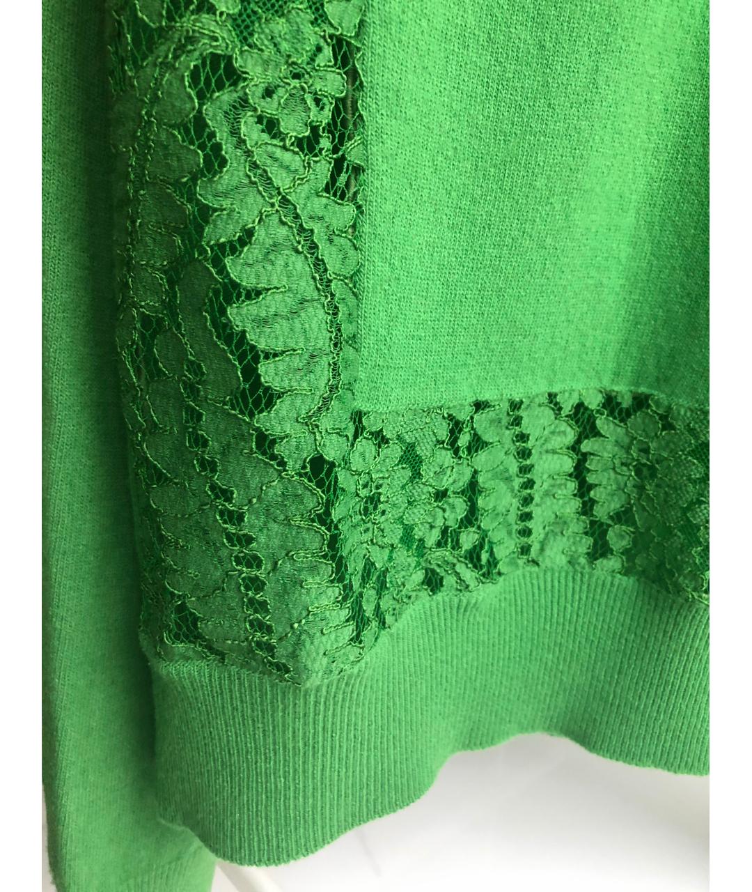 №21 Зеленый шерстяной джемпер / свитер, фото 6