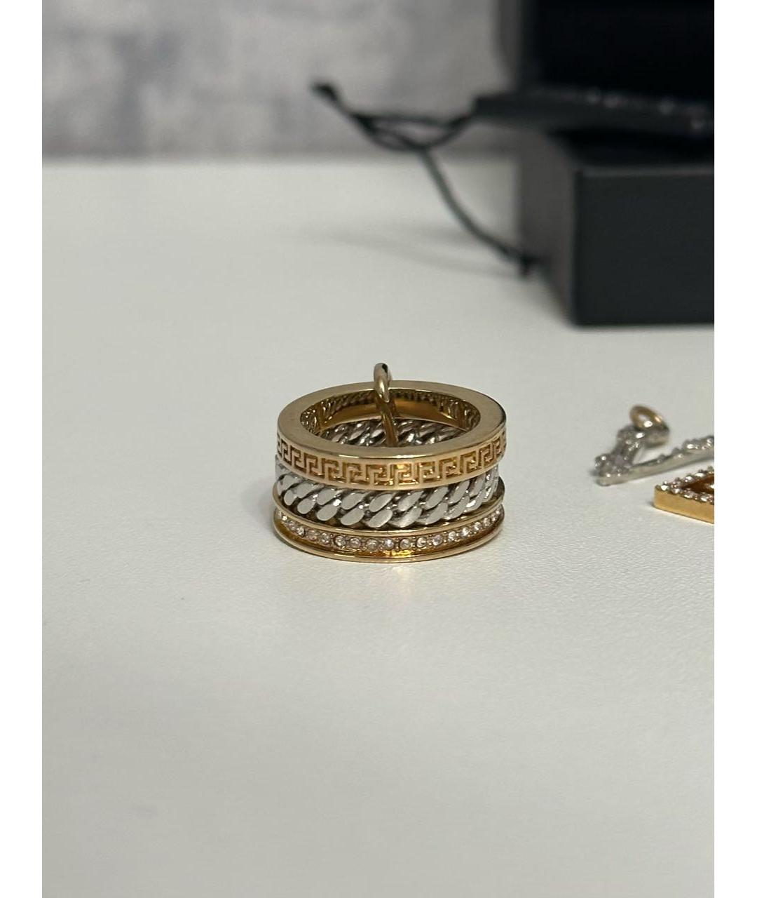 VERSACE Серебряное металлическое кольцо, фото 2