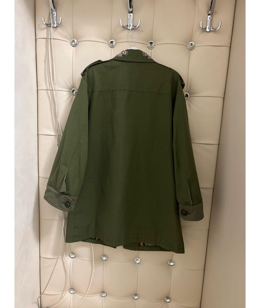 DOLCE&GABBANA Зеленый хлопковый жакет/пиджак, фото 2