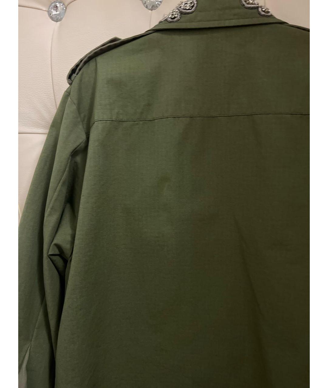 DOLCE&GABBANA Зеленый хлопковый жакет/пиджак, фото 4