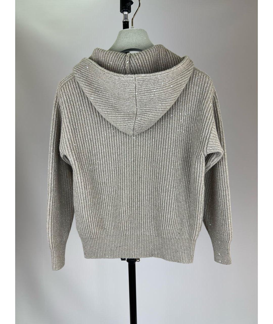 BRUNELLO CUCINELLI Бежевый жакет / жилет, фото 3