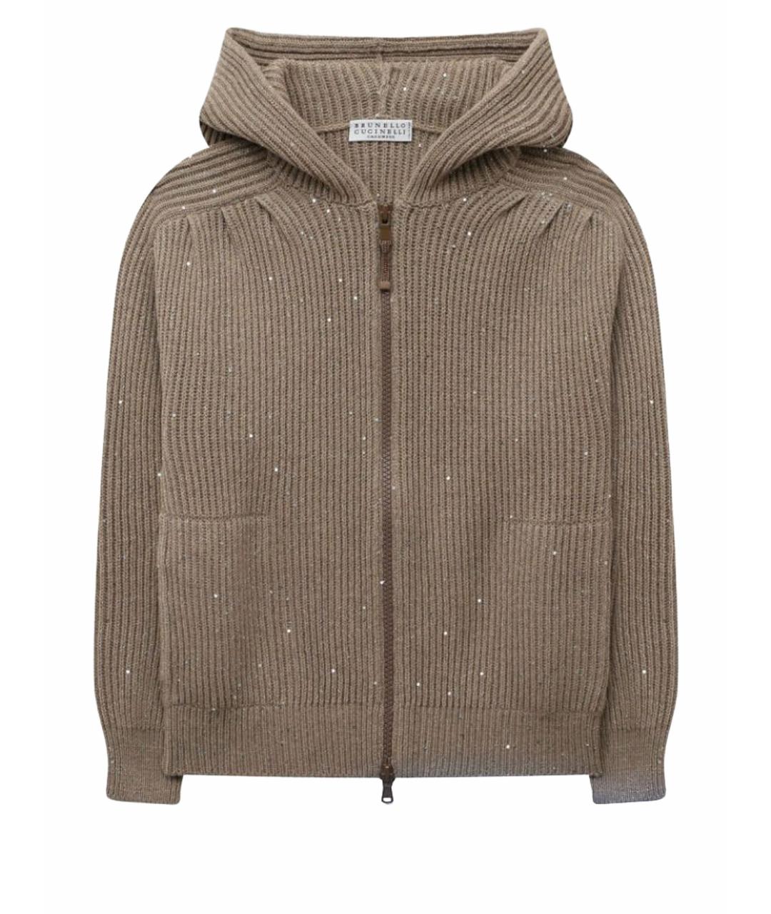 BRUNELLO CUCINELLI Бежевый жакет / жилет, фото 1