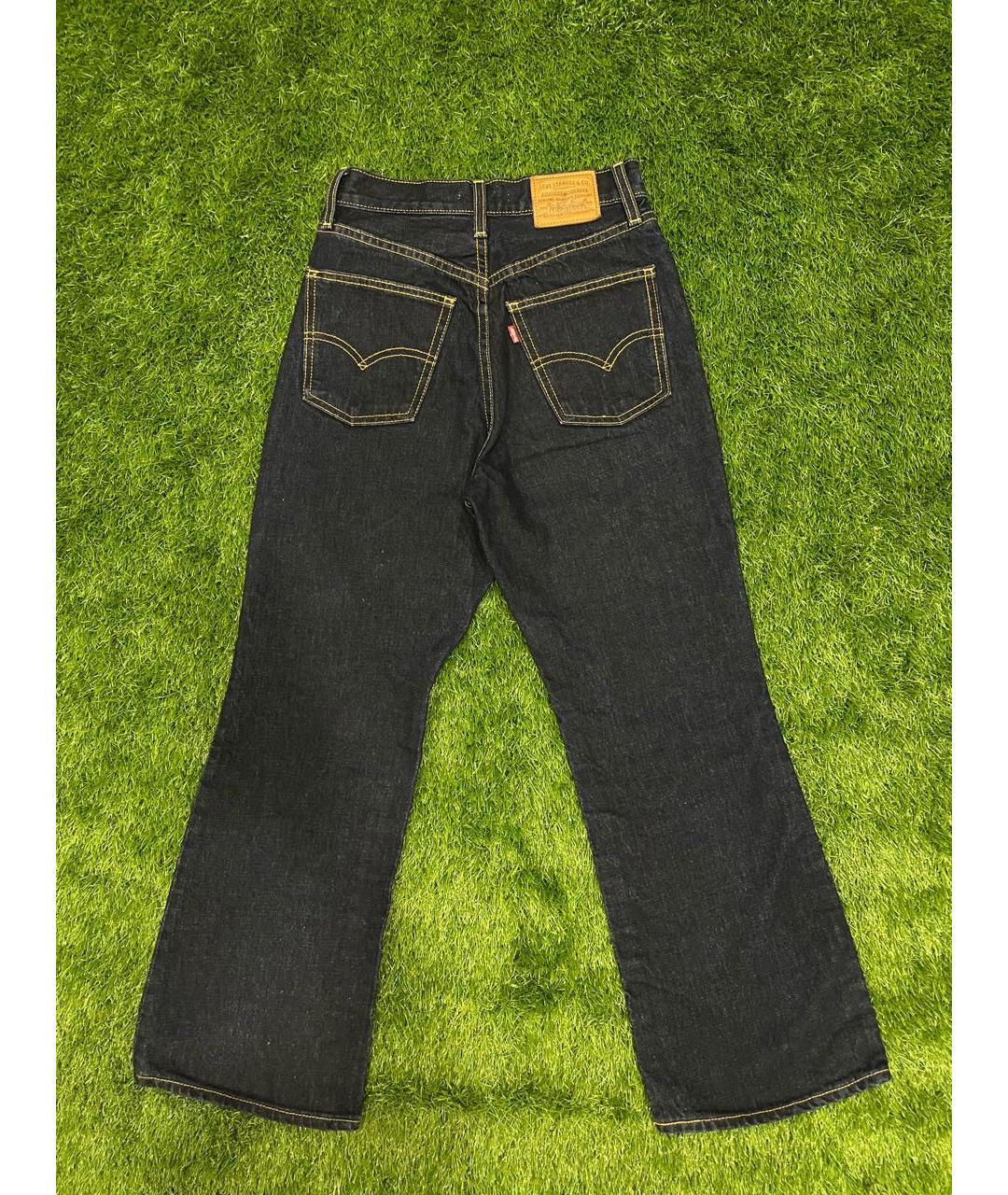 LEVI'S Темно-синие хлопковые джинсы клеш, фото 2