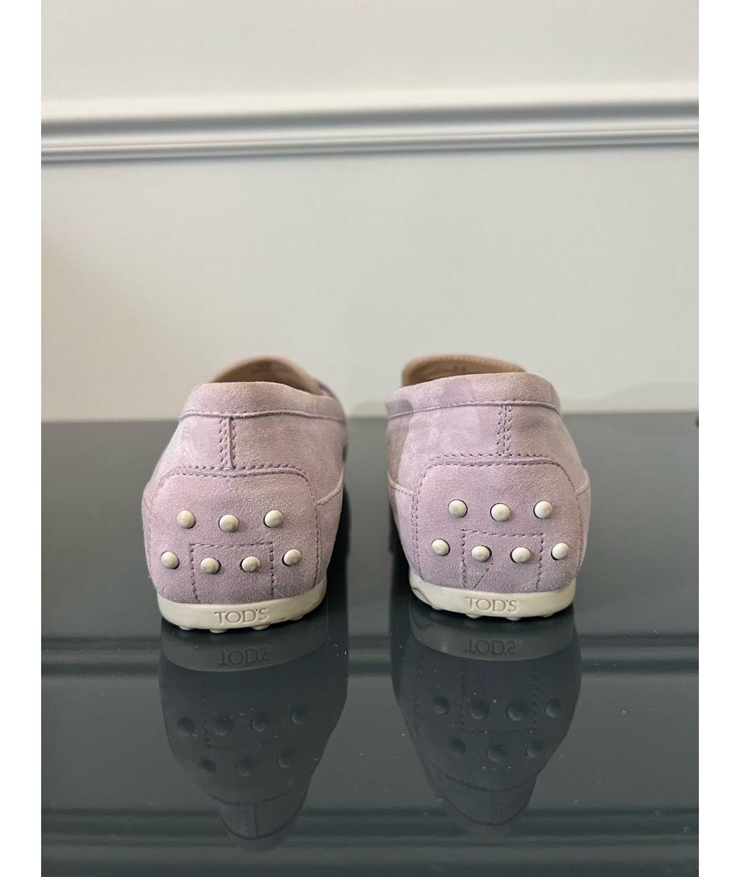 TOD'S Замшевые мокасины, фото 4