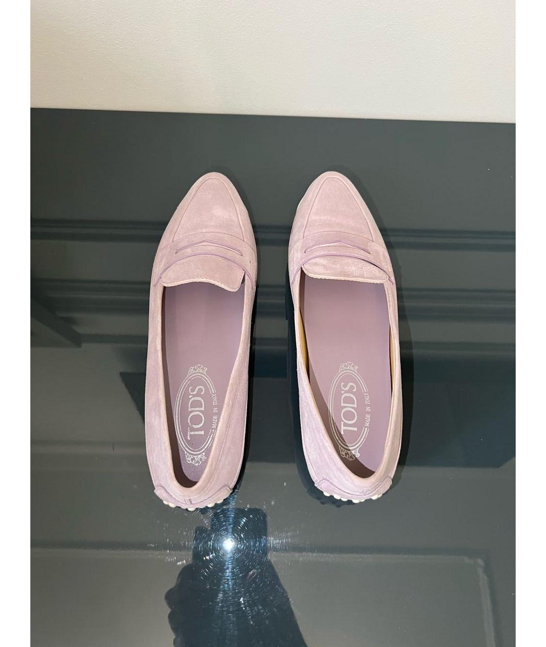TOD'S Замшевые мокасины, фото 3